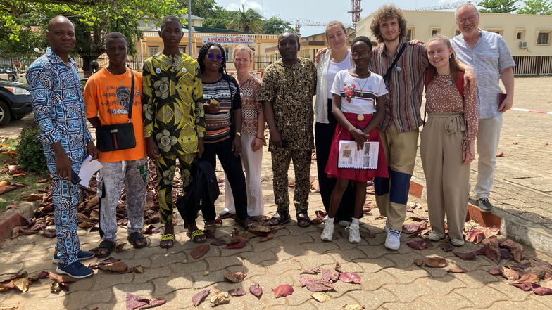 Goethe-Gymnasium Bischofswerda bekommt Besuch aus Westafrika