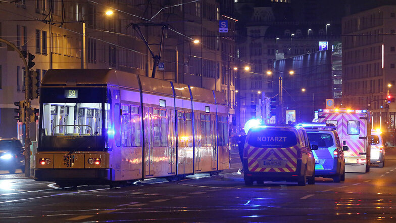 21-Jährige in Dresden von Straßenbahn erfasst und schwer verletzt