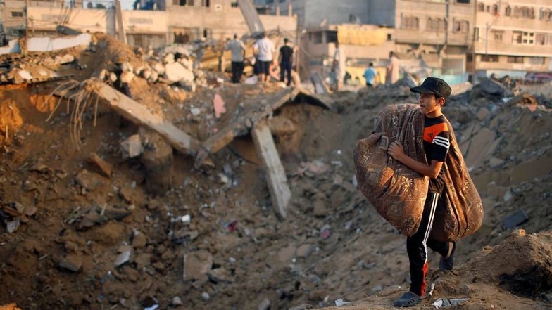 Viele Menschen im Gazastreifen sind nach den israelischen Luftangriffen obdachlos.