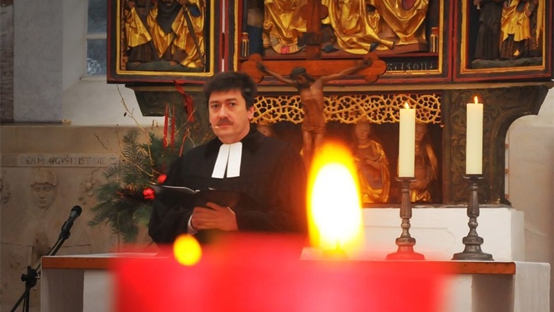 In der Kirche Ponickau fand ein Festgottesdienst statt.