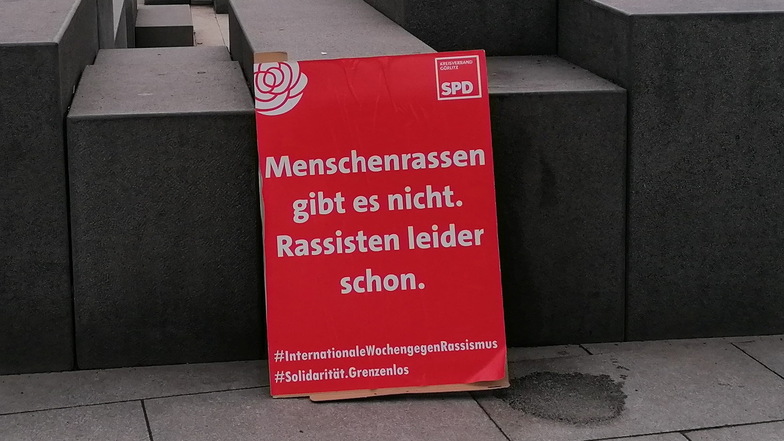 Mit Plakaten wie diesem engagiert sich die SPD im Landkreis Görlitz gegen Rassismus.