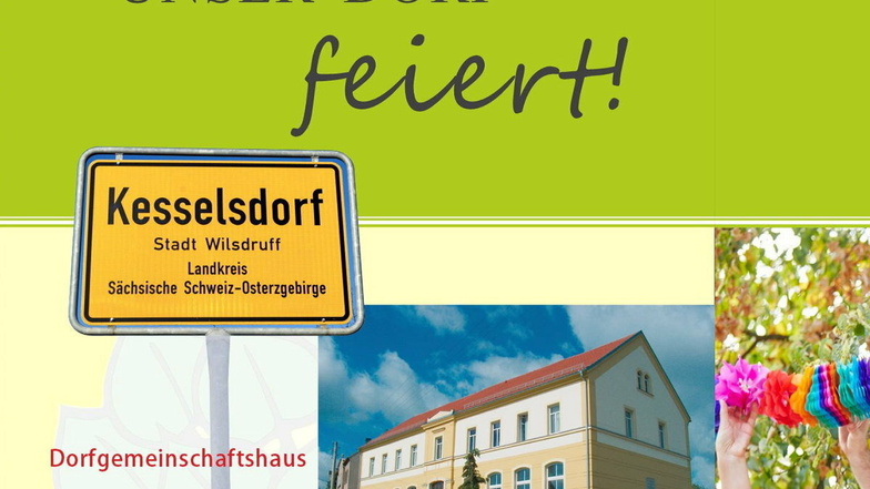 Mit einem Flyer hat sich der Verein 800 Jahre Kesselsdorf an die Bewohner im Ort gewandt.