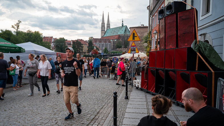 Etliche Besucher kamen zum "Soundsystem Streetfestival Zgorzelec".
