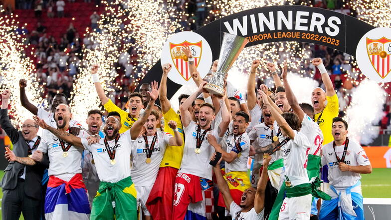 Der FC Sevilla hat zum siebten Mal in seiner Vereinsgeschichte die Europa League gewonnen.