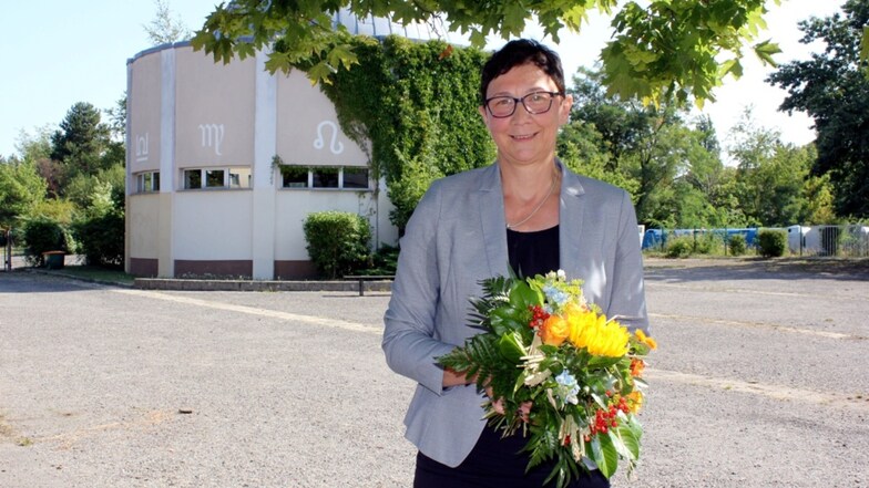 Romy Stötzner ist neue Leiterin der Oberschule „Am Planetarium“. Das Haus gegenüber der Sternwarte in der Collinsstraße kennt sie bereits. Nach ihrer Rückkehr aus der Türkei vor gut zehn Jahren hat sie hier unterrichtet.