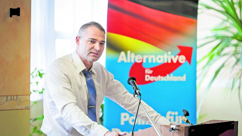 Sebastian Wippel ist Spitzenkandidat für die AfD.