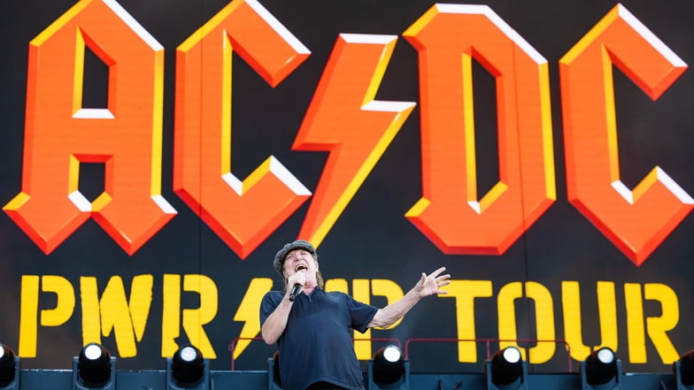 Jeweils rund 70.000 Zuschauer feierten bei den beiden Dresdner AC/DC-Konzerten in der Rinne.