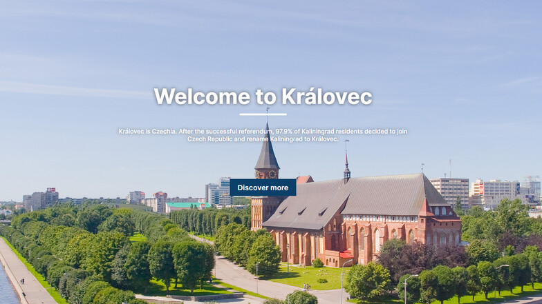 Královec - zuvor als Kaliningrad oder Königsberg bekannt - hat sogar eine eigene Website.