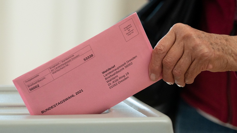 Mehr Wahlberechtigte denn ja geben in diesem Jahr ihre Stimme per Briefwahl ab. Wie hat der Wahlkreis Mittelsachsen gewählt?