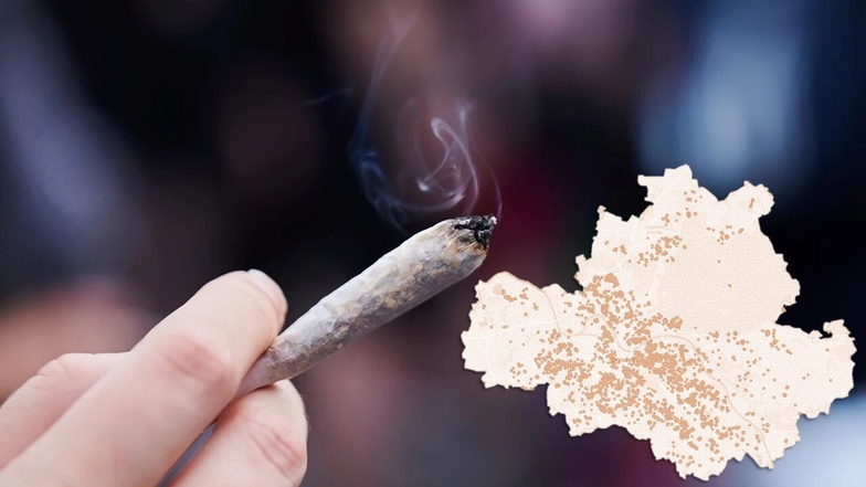 Vor allem in der Innenstadt Dresdens müssen Cannabis-Konsumenten aufpassen, wo sie in der Öffentlichkeit kiffen dürfen und wo nicht.