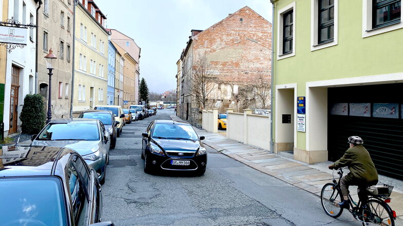 Die Böhmische Straße in Zittau.