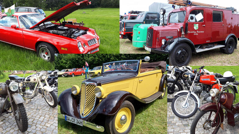 Im Dippoldiswalder Ortsteil Sadisdorf kann man am Sonntag alte Autos gucken und auch sonst einen erlebnisreichen Tag zubringen.