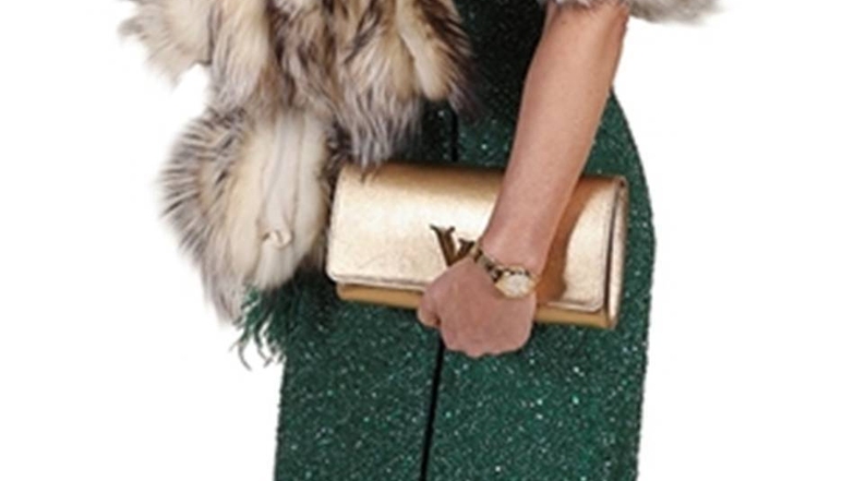 Es war ihre Hommage an das Grüne Gewölbe: Jacqueline Pojer aus Hamburg kam im smaragdgrünen Couturekleid von Liz Malraux. Verziert mit edlen Pfauenfedern.