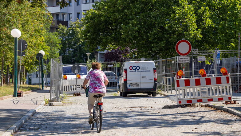 Heidenau: Wie lange bleibt die Straße noch gesperrt?