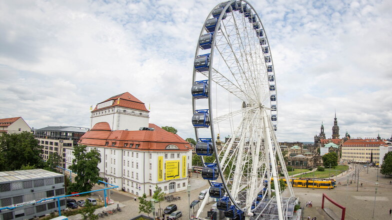 Riesenrad kehrt im Sommer nach Dresden zurück