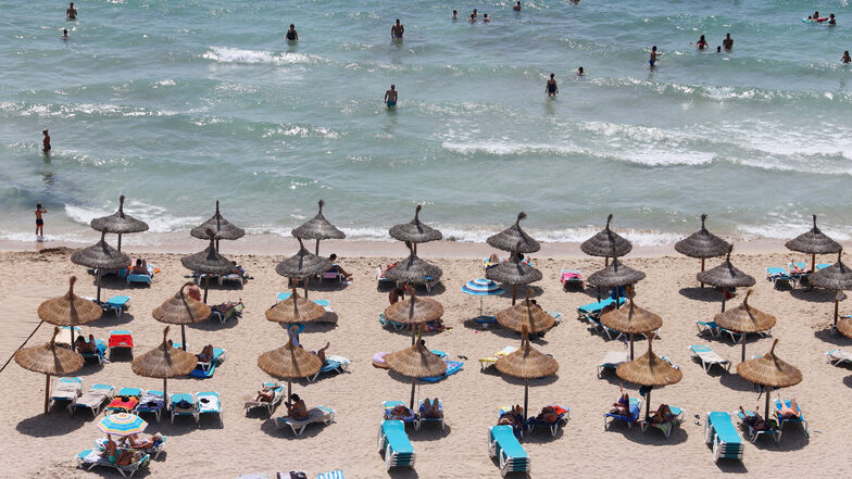 Der Strand von Palma in Mallorca: Wie voll wird er dieses Jahr werden können?