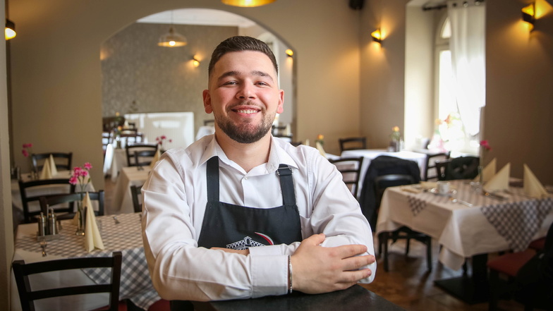 Dakki Behluli hat sich mit der Eröffnung des italienischen Restaurants "al ponte blu" am Schillerplatz in Dresden einen Traum erfüllt. Der 24-Jährige geht mit einem gesunden Selbstbewusstsein an seine Selbstständigkeit.