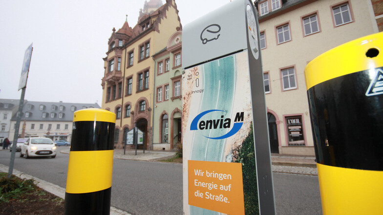 Erste Ladestation für E-Autos in Waldheim 