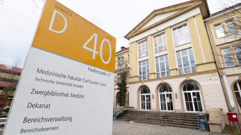 Die Medizinische Fakultät der TU Dresden am Uniklinikum.