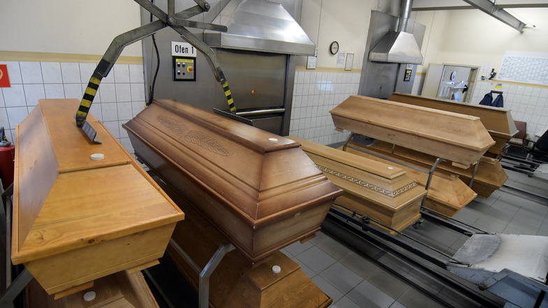 Im Krematorium Döbeln können pro Jahr 5.000 Einäscherungen durchgeführt werden.