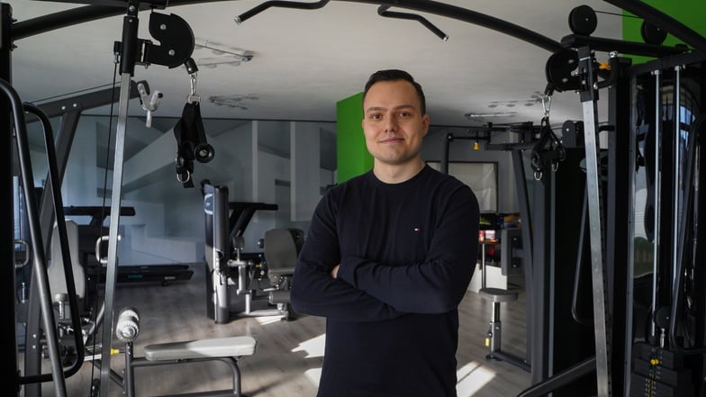 Am 25. März eröffnet Julian Jäger in Kirschau ein Fitnessstudio. Sein Konzept verzichtet auf Trainer und setzt auf digitale Kommunikation mit den Kunden.