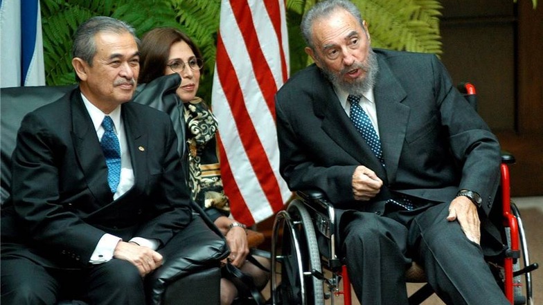 2004: Die ganze Welt kam zu Besuch - Malaysias Premierminister Dato Seri Ahmad Badawi.