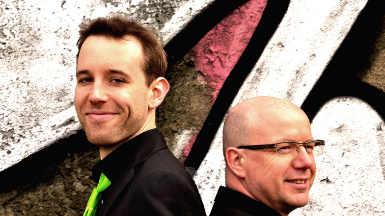Lutz Funke (r.) + Carsten Nachtigall = Birdhouse Jazz, und das seit zehn Jahren.