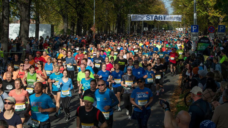 Weit über 8.000 Teilnehmerinnen und Teilnehmer erwarten die Organisatoren des Dresden-Marathons. Vier Distanzen sind im Angebot. Zudem steht die Frage: Läuft auch Corona mit?