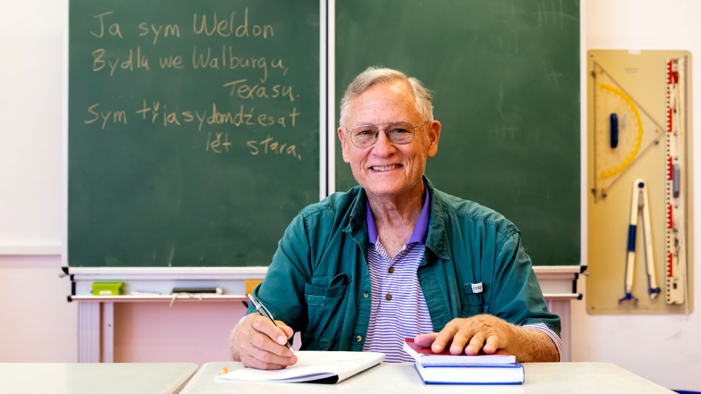 Ein Texaner lernt in Bautzen Sorbisch