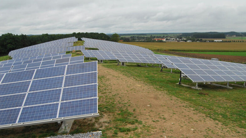 In Nadelwitz bei Bautzen gibt es auch einen Solarpark.