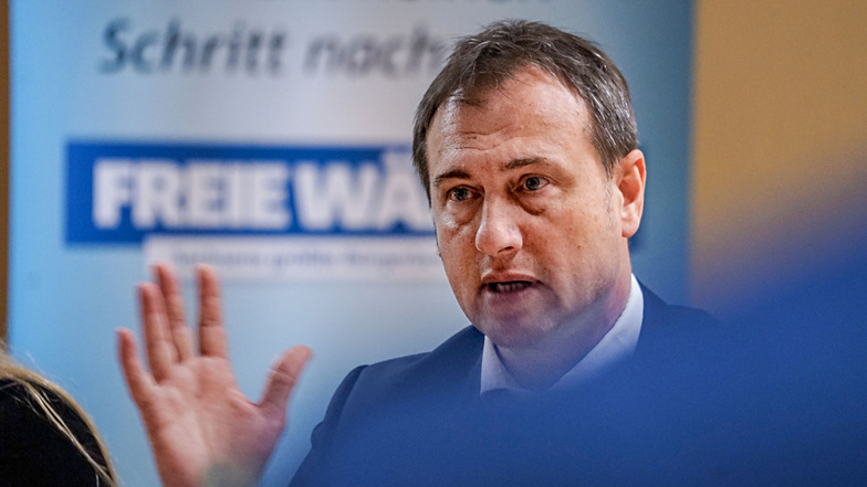 Schwer unter Beschuss von den eigenen Parteifreunden: Steffen Große, Landeschef der Freien Wähler.