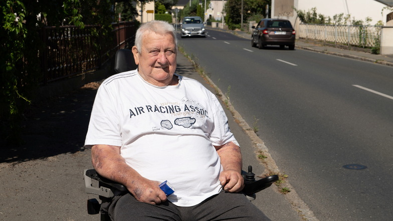 Großenhain: Rollstuhlfahrer dankt für schnelle Hilfe
