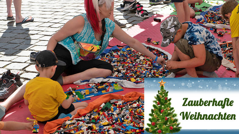 Playmobil - hier Lego zum Großenhainer Stadtfest - wird am Sonntag im Familiengottesdienst der Marienkirche gespielt.