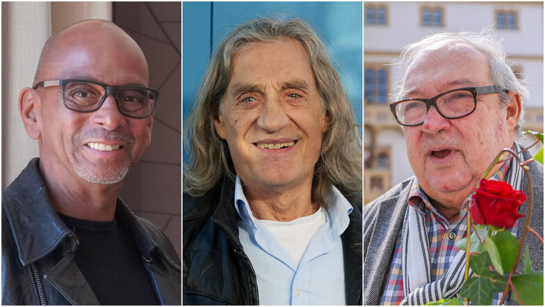 Unter den zur Wahl aufrufenden Schauspielern sind unter anderem  Pierre Sanoussi-Bliss (l.) , Winfried Glatzeder (M.) und Jaecki Schwarz