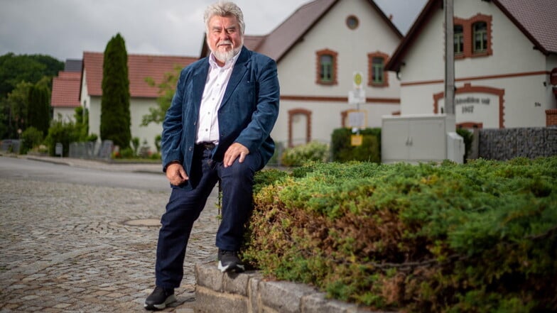 Der dienstälteste Bürgermeister in Sachsen: Franz Brußk. Seit 1974 ist er Bürgermeister in der sorbischen Gemeinde Räckelwitz.