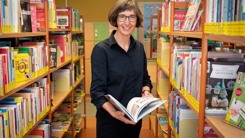 Auf Erholungskurs: Die Direktorin der Städtischen Bibliotheken Dresden freut sich über steigende Besucherzahlen.