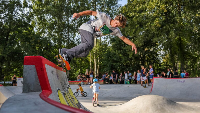 Neue Skateanlage in Dresden-Klotzsche eröffnet