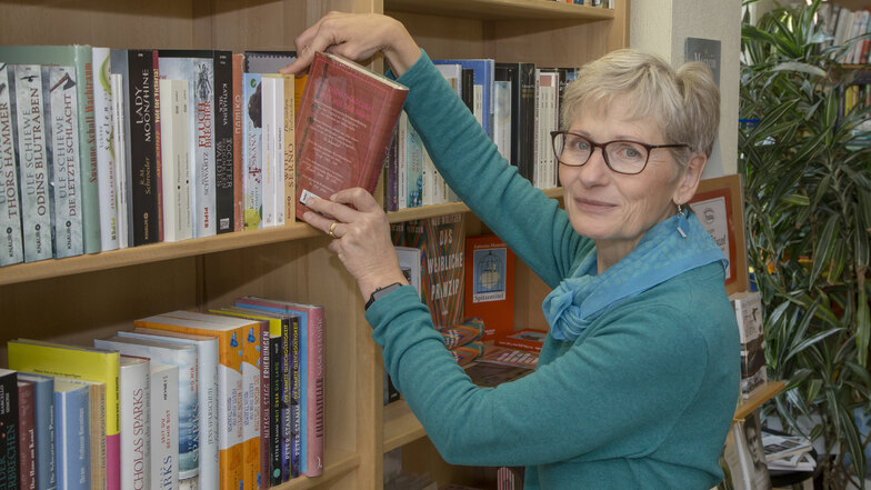 Annaluise Erler betreibt seit über 25 Jahren in Tharandt die Buchhandlung Findus – jetzt mit einem ganz neuen Service.