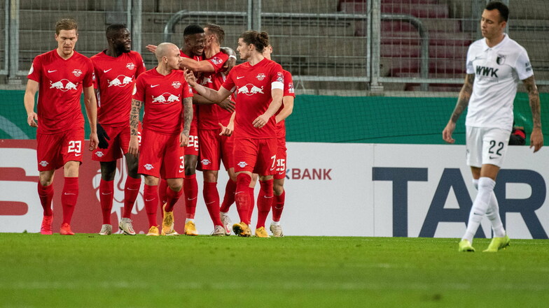 RB bezwingt Augsburg ohne Probleme