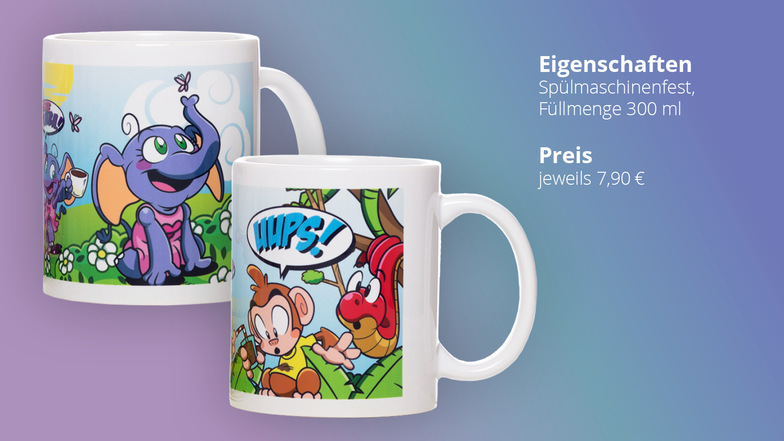 Egal, ob Kakao, Milch oder Tee … aus deiner Pino-Tasse schmeckt alles lecker.