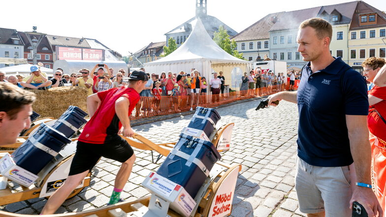 Schiebock-Rennen und Sommer-Hits: So feierte Bischofswerda sein großes Stadtfest