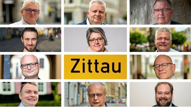 Die Kandidaten für den Wahlkreis Zittau.