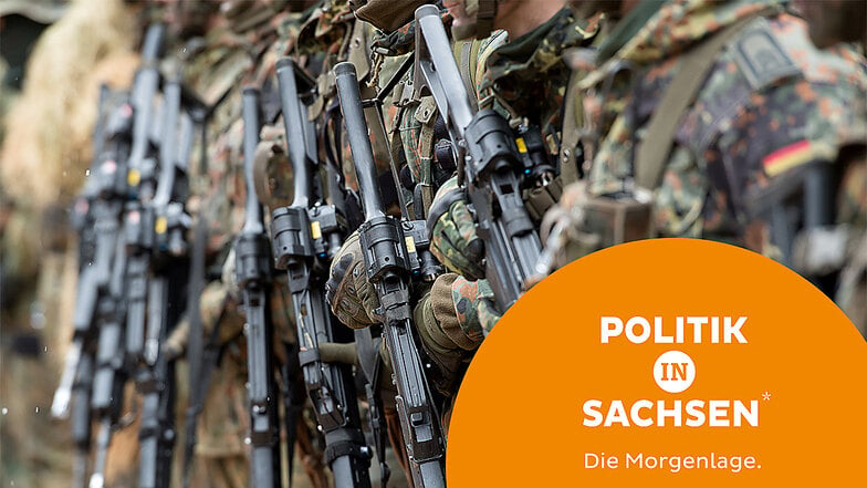 Morgenlage in Sachsen: Neuer Bundeswehr-Standort; Polizei an Grenze; Macheten-Überfall