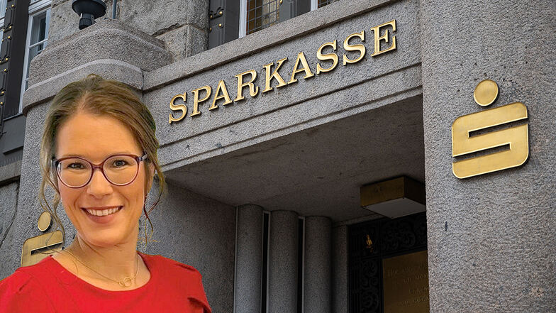 Anja Oley leitet jetzt das Beratungscenter der Sparkasse an der Berliner Straße in Görlitz.