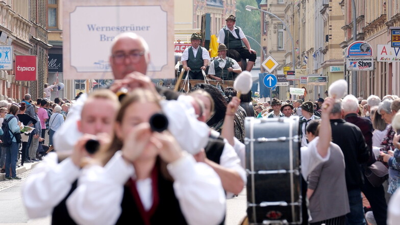 Am ersten Septemberwochendende findet traditionell Sachsens größtes Volks- und Heimatfest statt.