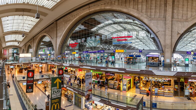 Unter anderem wegen seiner "grandiosen Anzahl an Fressbuden" ist Leipzig der beliebteste deutsche Hauptbahnhof.