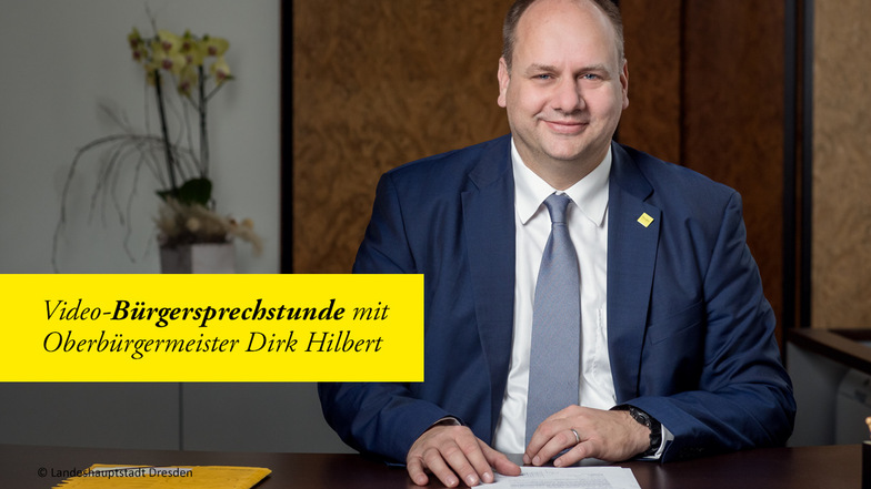 Dresdens Oberbürgermeister Dirk Hilbert bietet während der Corona-Krise auf Facebook eine virtuelle Bürgersprechstunde an.