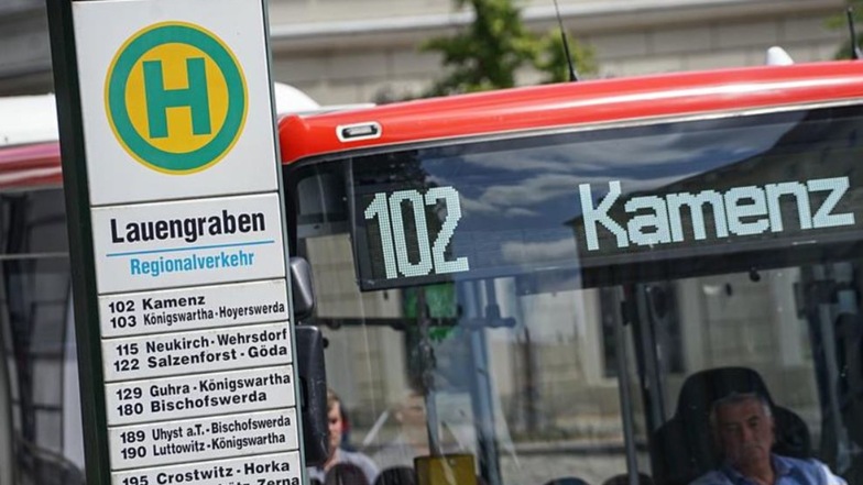 Die Linie 120 Bautzen–Kamenz soll zu den ersten im Landkreis gehören, auf denen ab Dezember 2019 Plus-Busse fahren.