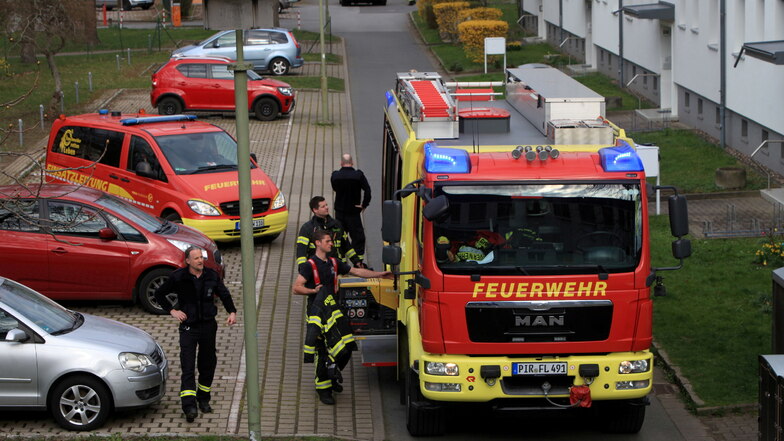 Herdbrand in Pirna sorgt für Großeinsatz der Feuerwehr