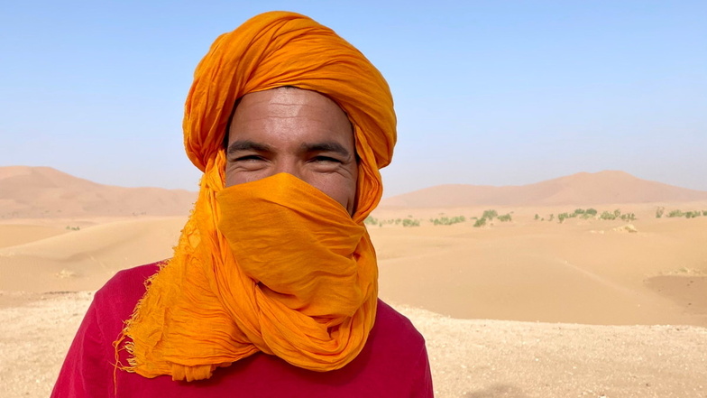Ein Sohn der Wüste: Ibrahim verdient sein Geld mit dem Tourismus.